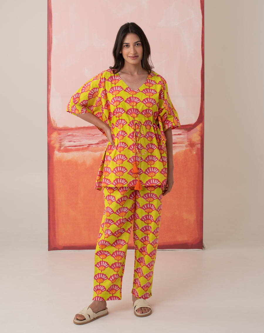 Seashells Chill Jams Cotton Co-ord Set