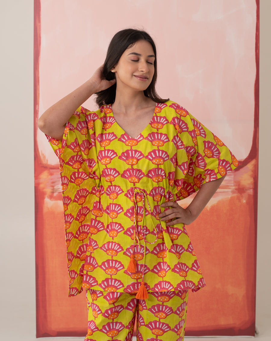 Seashells Chill Jams Cotton Co-ord Set