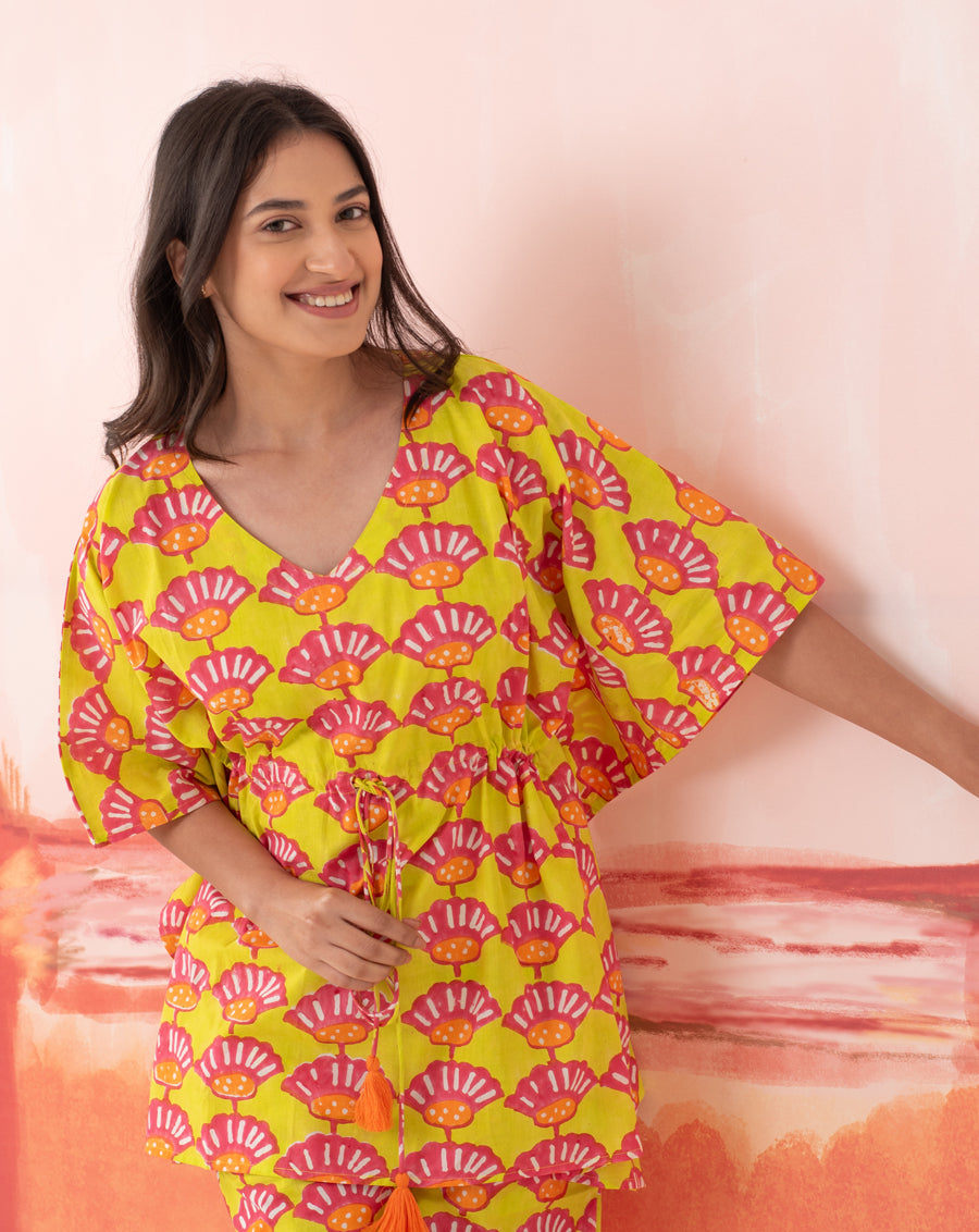 Seashells Chill Jams Cotton Co-ord Set