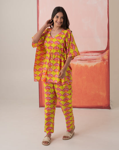 Seashells Chill Jams Cotton Co-ord Set