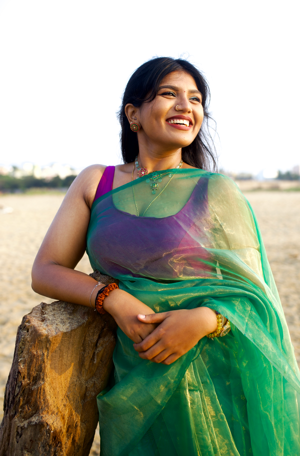 Lush Aura Organza Saree