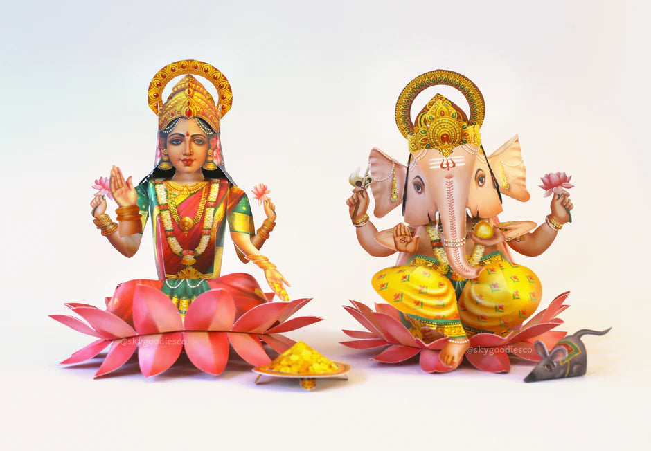 Ganesh and Lakshmi DIY Paper Craft Kits