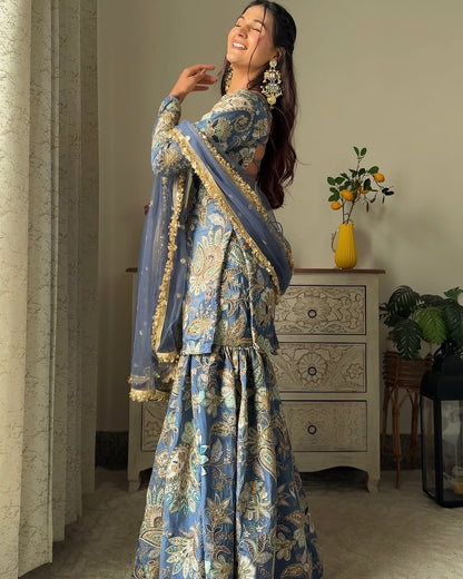 Firoza Falak Sharara Set