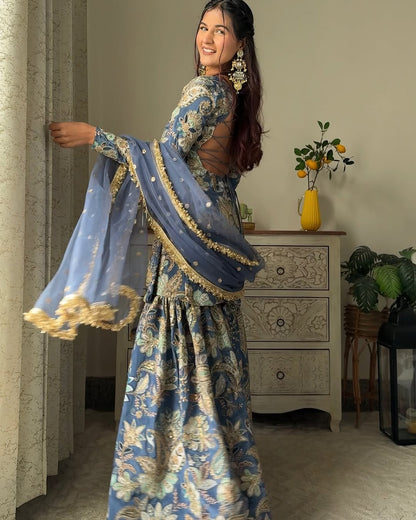 Firoza Falak Sharara Set