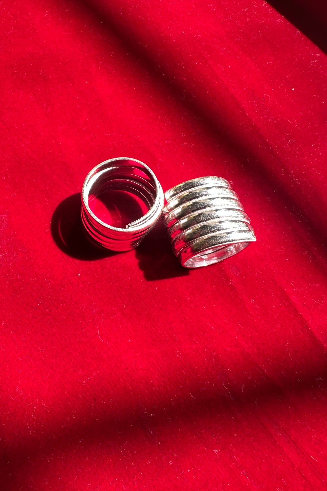 Silver Spiral Ring