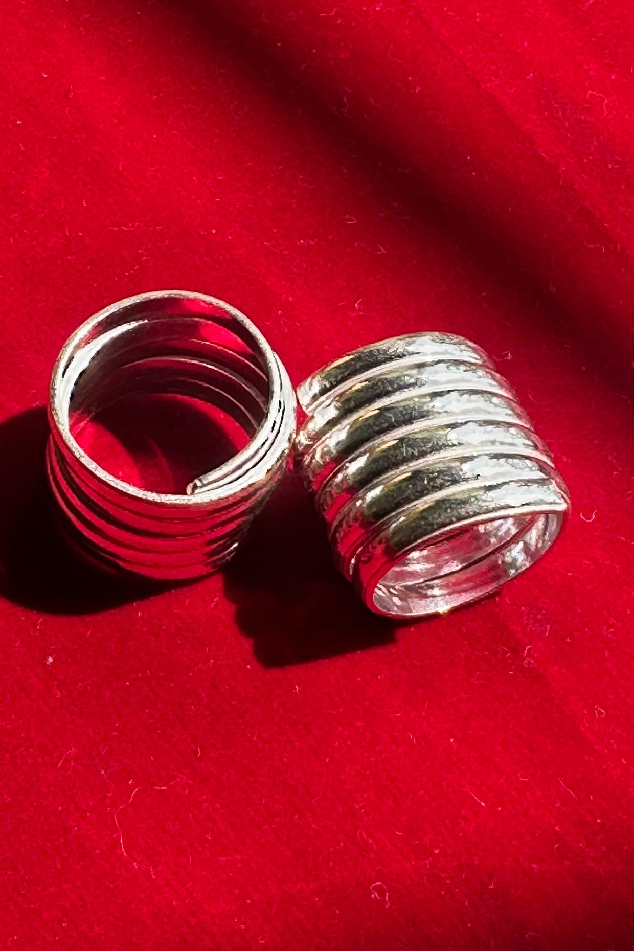 Silver Spiral Ring