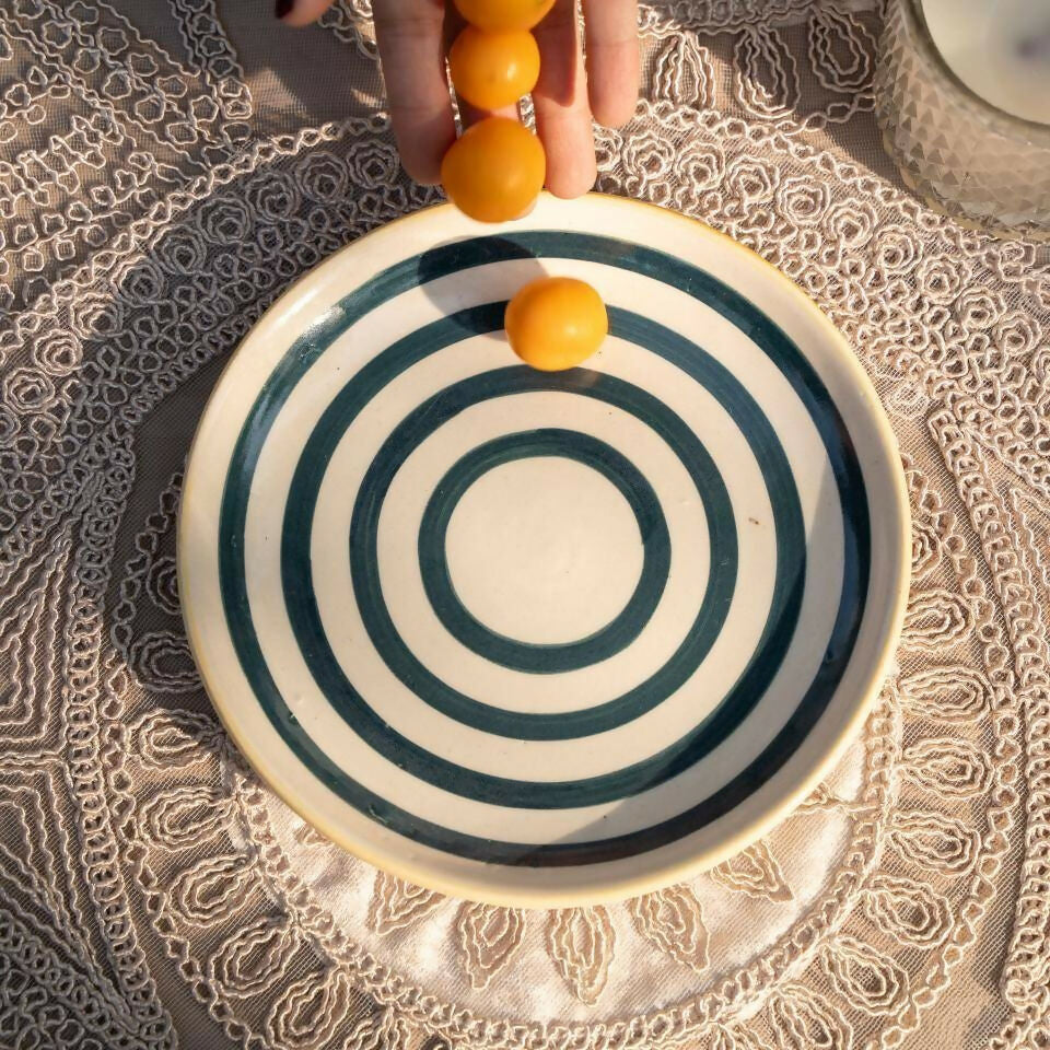 Circular Rhythmic Dinner plate