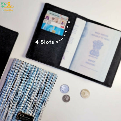 Upcycled Handwoven: Passport Cover