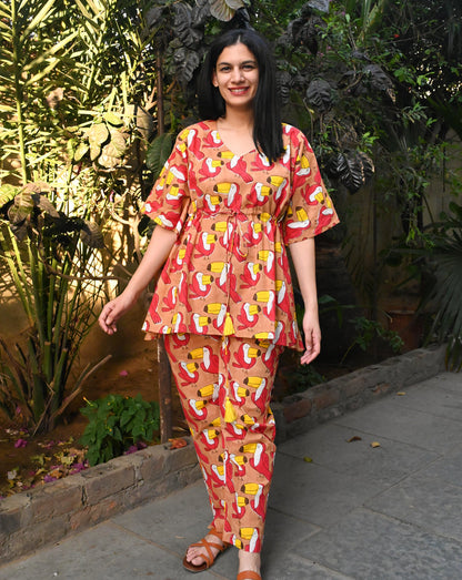 Toucan Original Chill Jams Cotton Co-ord Set