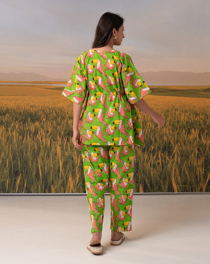Toucan Chill Jams Cotton Co-ord Set