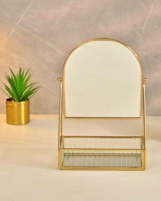 Vanity Mirror With Tray