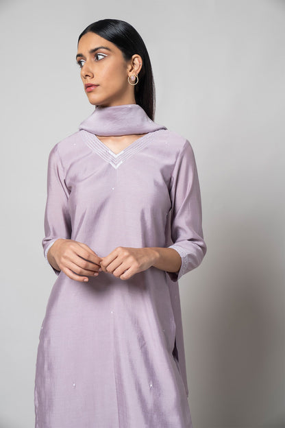 Wisteria Purple Kurta Set