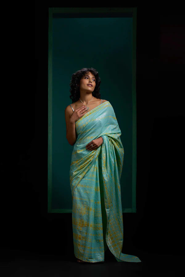 Peony Twin Tie Dye Saree