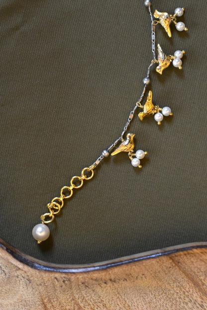 Pearl Bird Bracelet