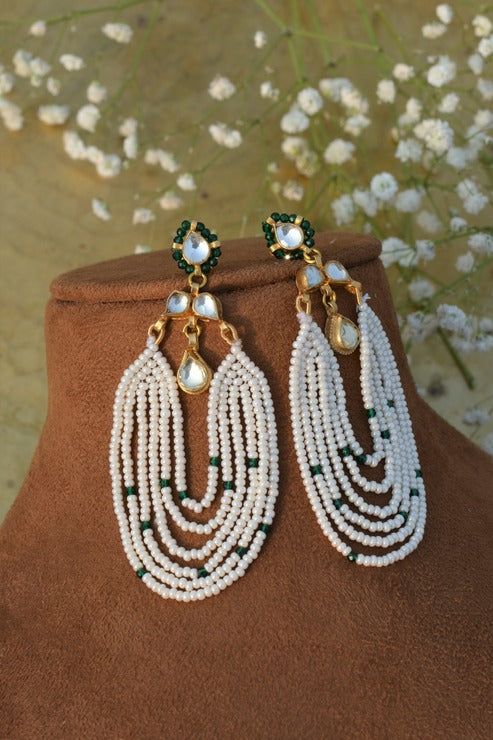 Ghoomar Pearl Earrings