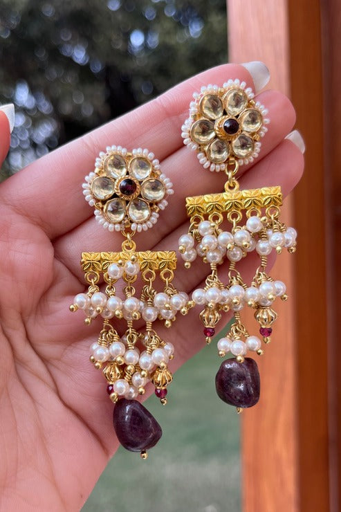 Patti Pearl Jhallar Earrings