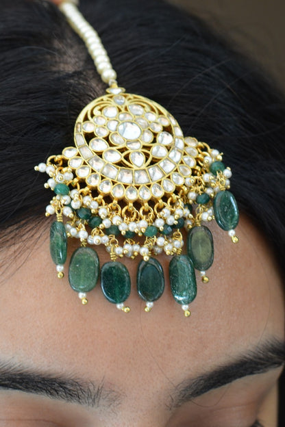 Bridal Mangtika Green