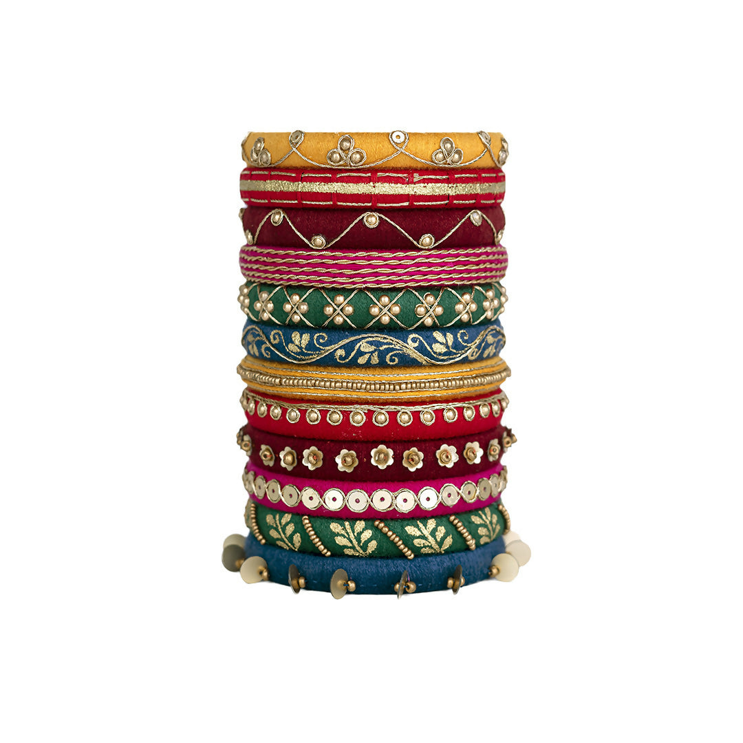 Nitya Multicolor Bangle Set