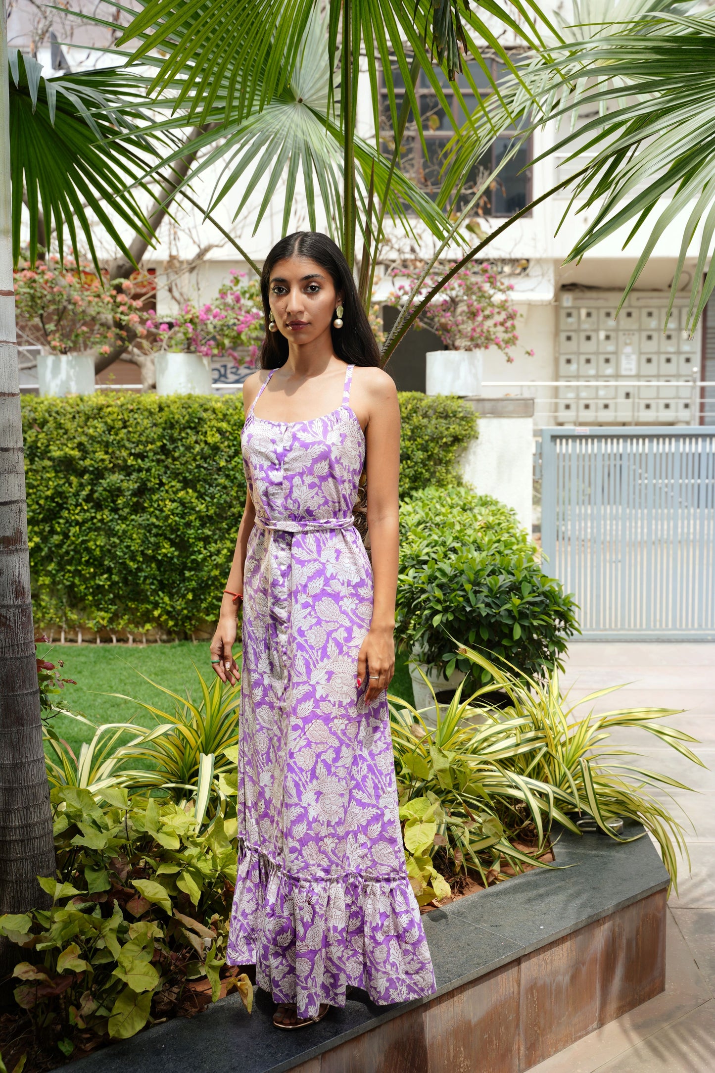 Iris Purple Maxi Dress