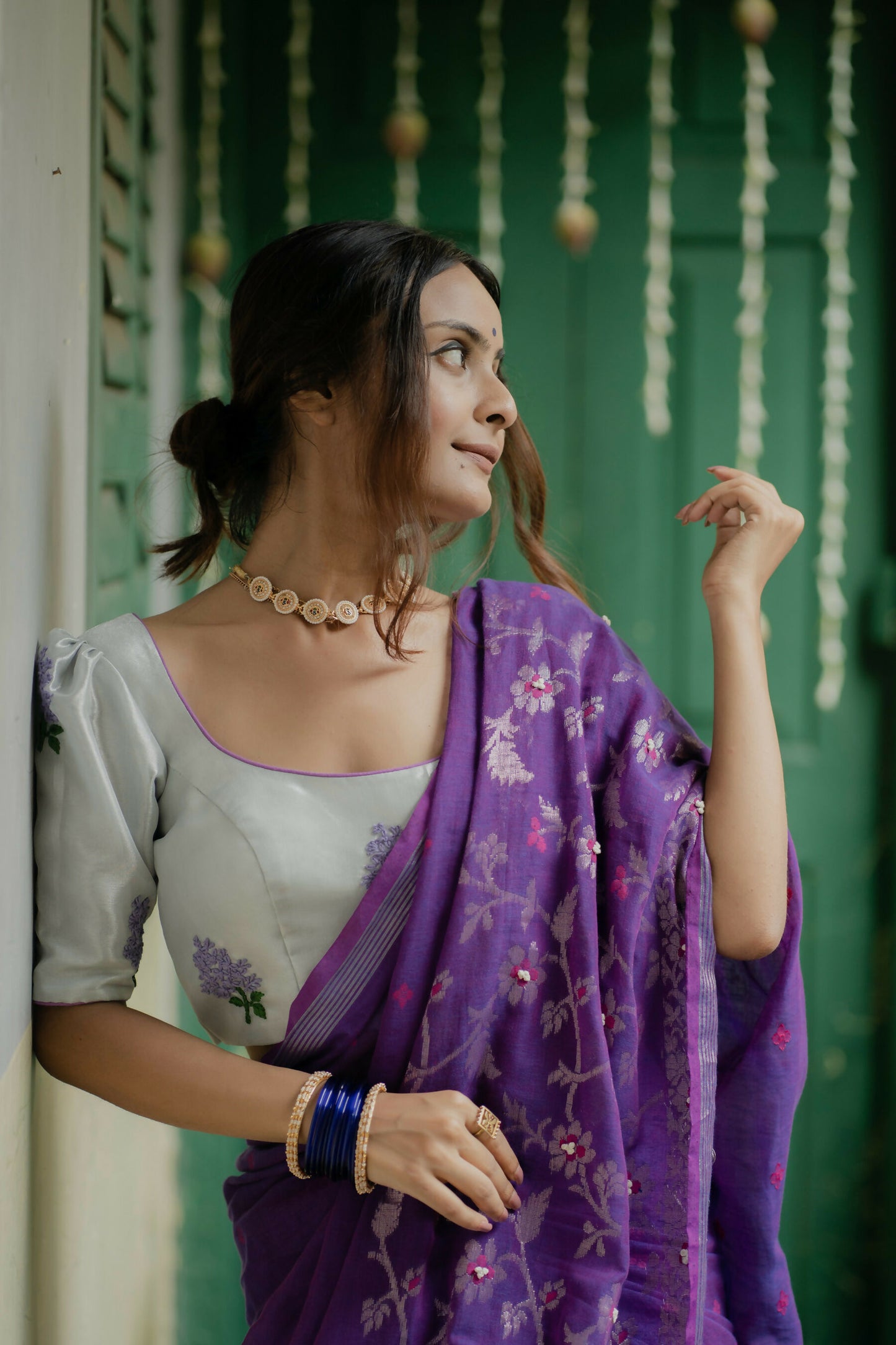 Purple Mist Saree
