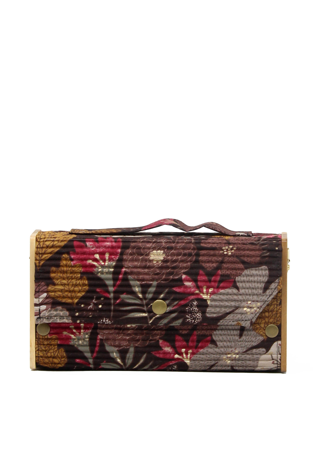 Botanical & Grey Cadet Box Clutch Changeable Sleeve