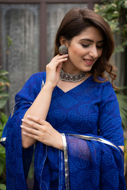 Teertha Blue Suit Set