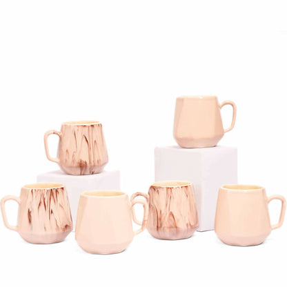 Choco Mousse Tea Cups – Set of 6