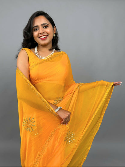 Maharani Chiffon Saree