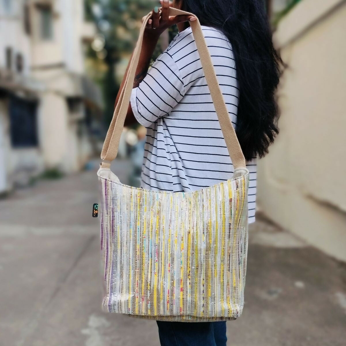 Upcycled Handwoven: The Jhola Tote Bag