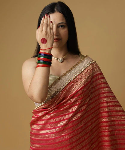 Crimson Red Aayat Saree