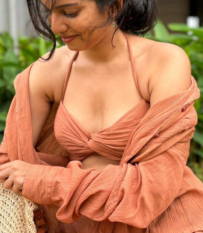 Coral Bralette Top