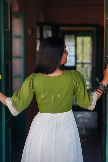 Whispers of Spring Cotton Dress