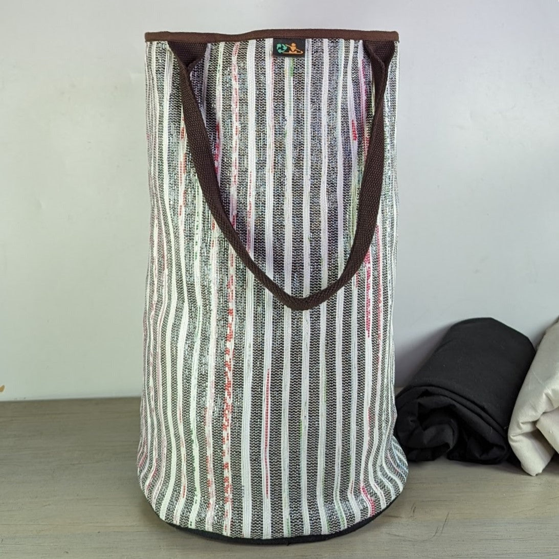 Upcycled Handwoven: Laundry Bag