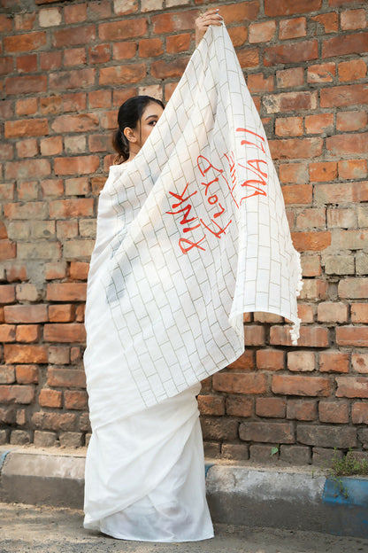 Pink Floyd-The Wall Saree