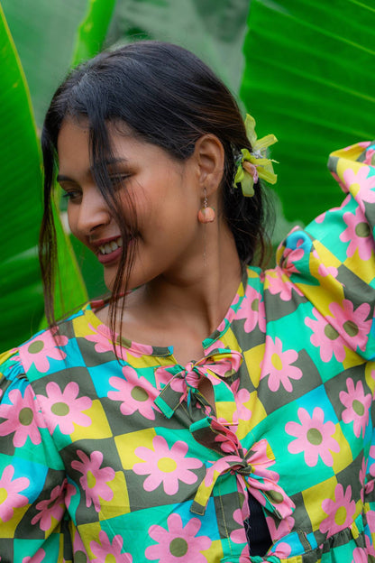 Take a Bow Summer of 69 Floral Cotton Top