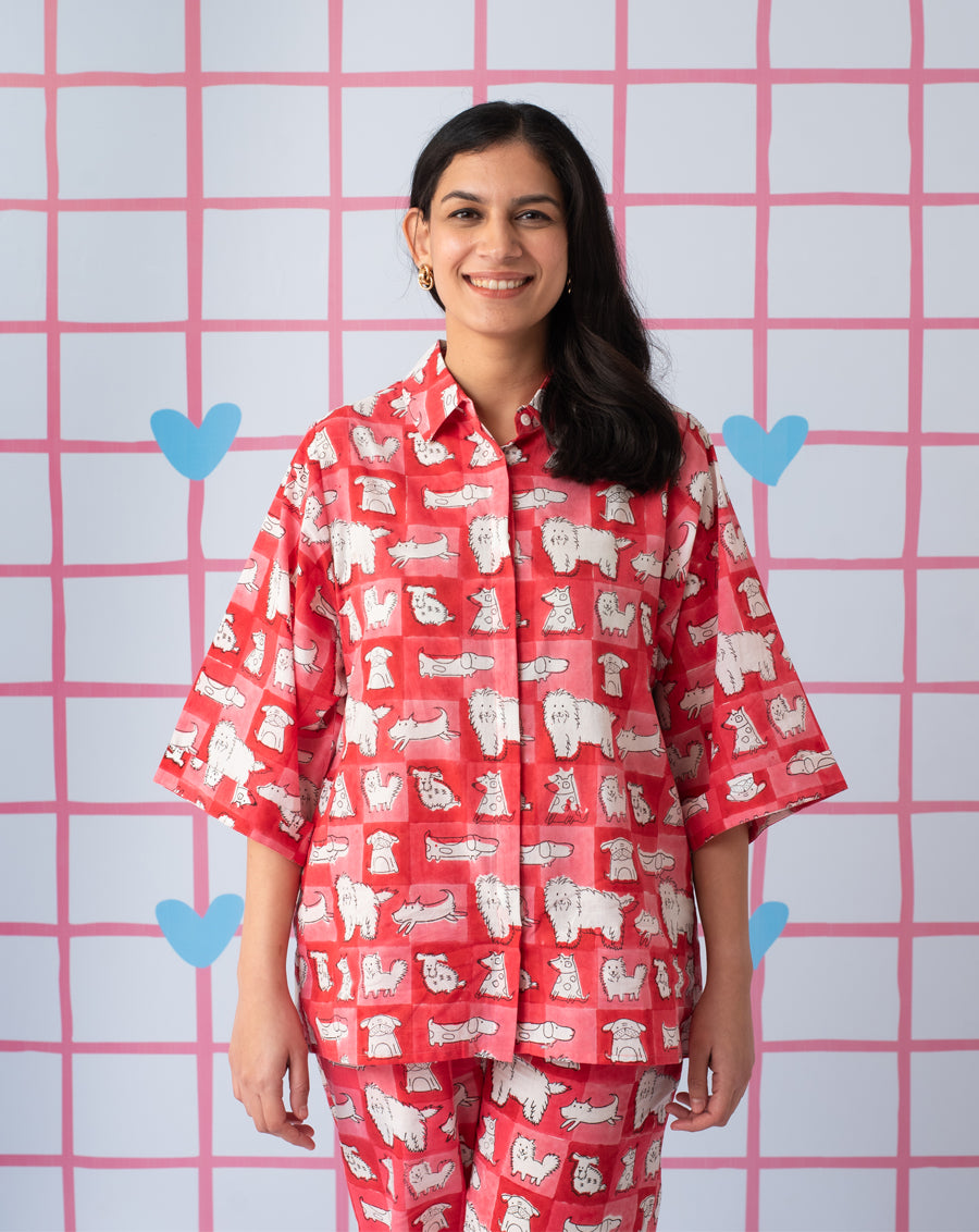 Woof Cotton Co-ord Set