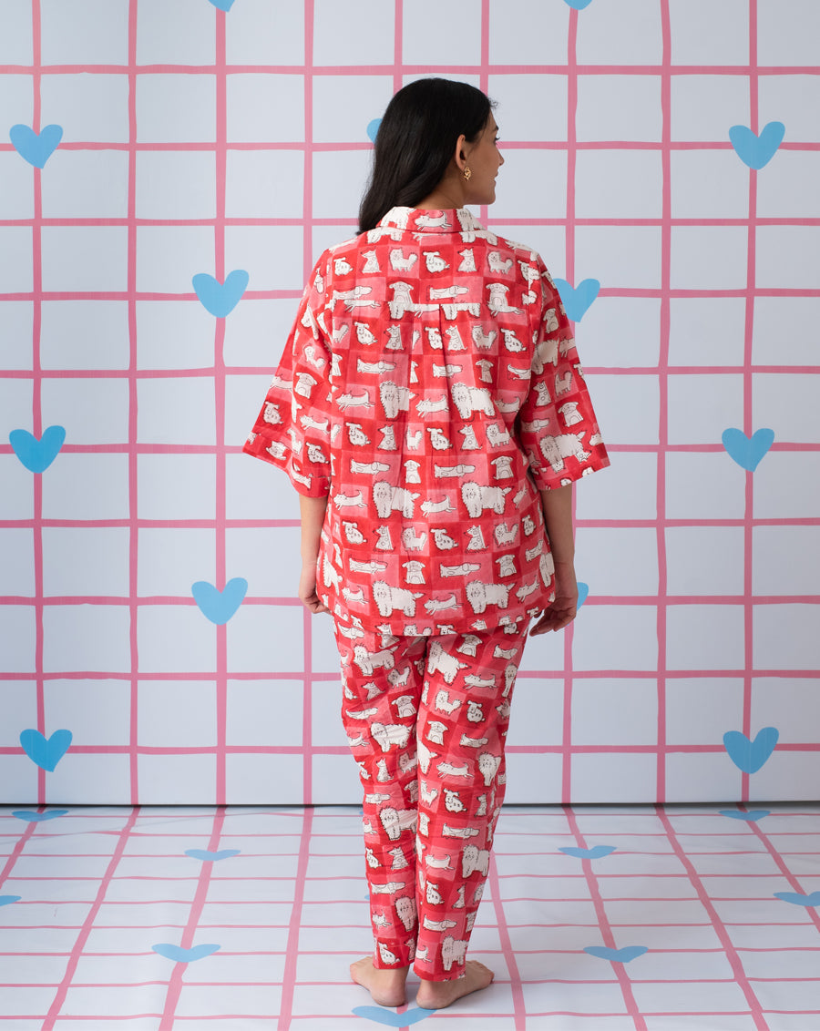 Woof Cotton Co-ord Set