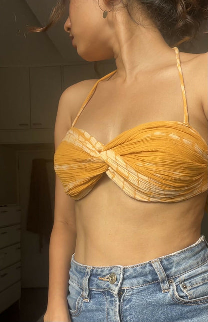 Marigold Tie & Dye Bralette Top