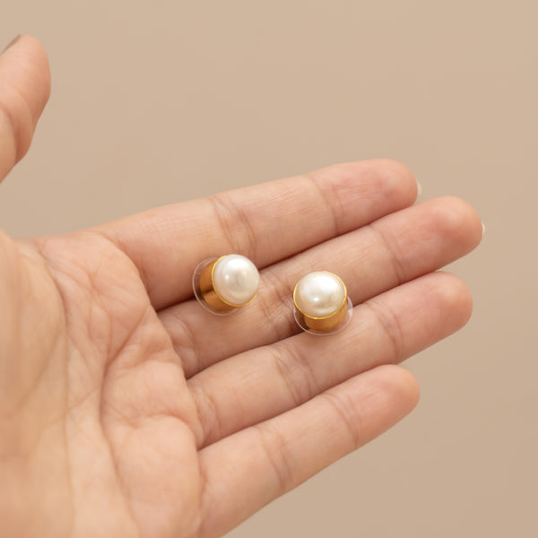 Elegant Essentials Pearl Studs