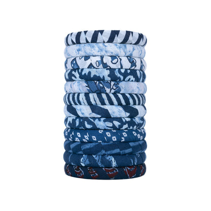 Nadi A Indigo & White Bangle Set