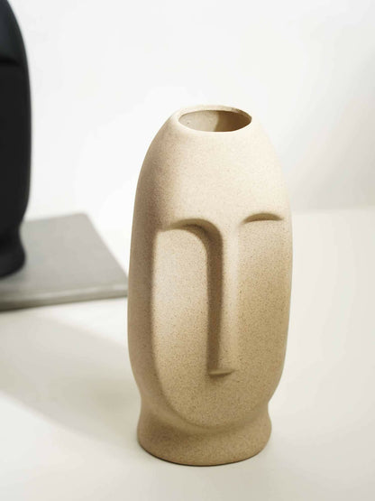 Premium Matte Nordic Face Vase