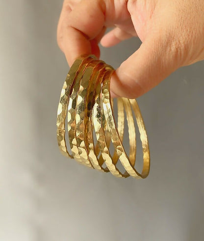 Tinsel Brass Bangles