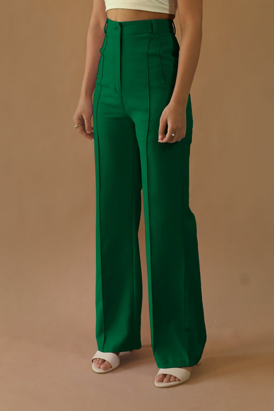 High Waist Parallel Trousers