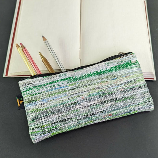 Upcycled Handwoven: Pencil Pouch