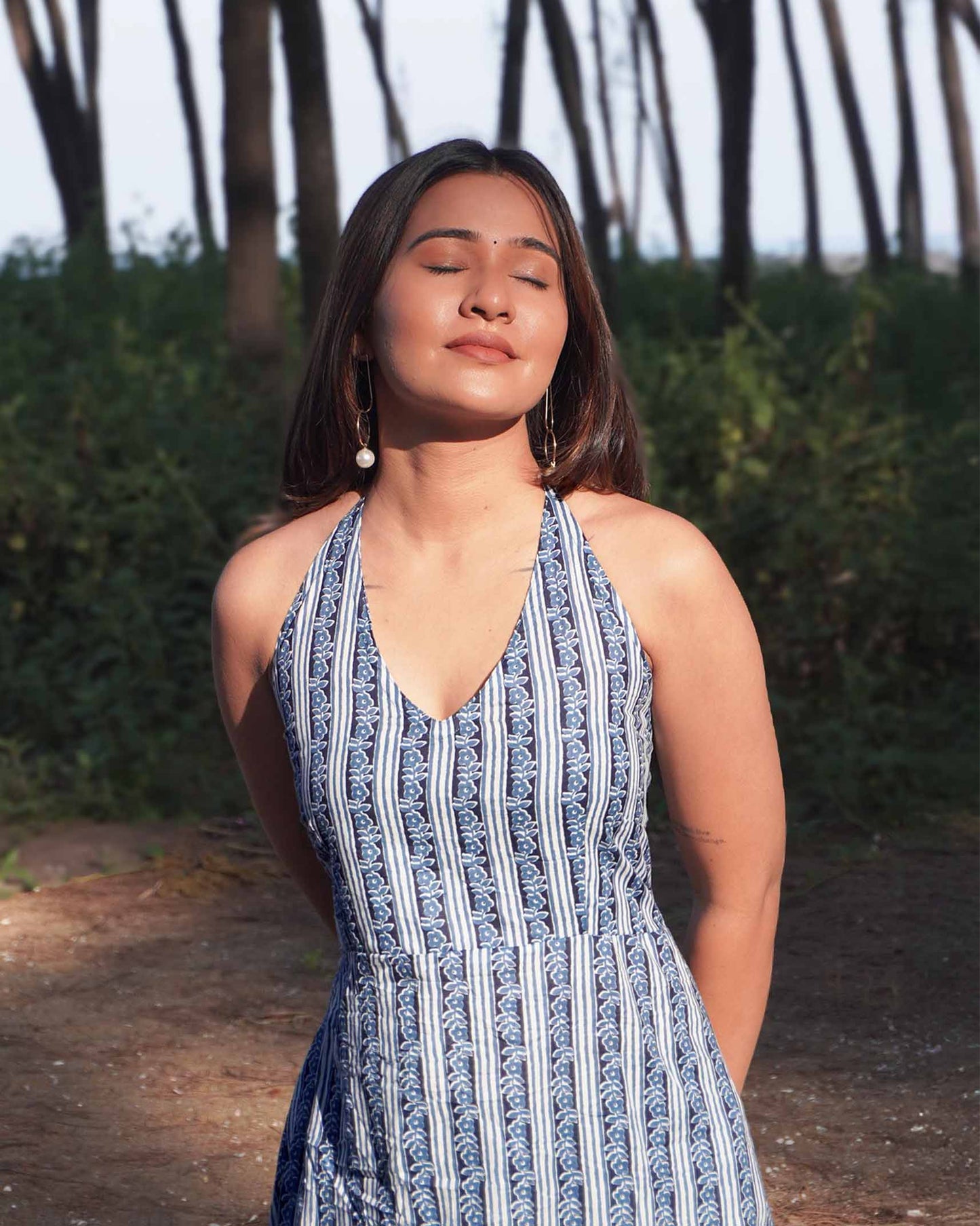 Neelaya Blue Maxi Dress