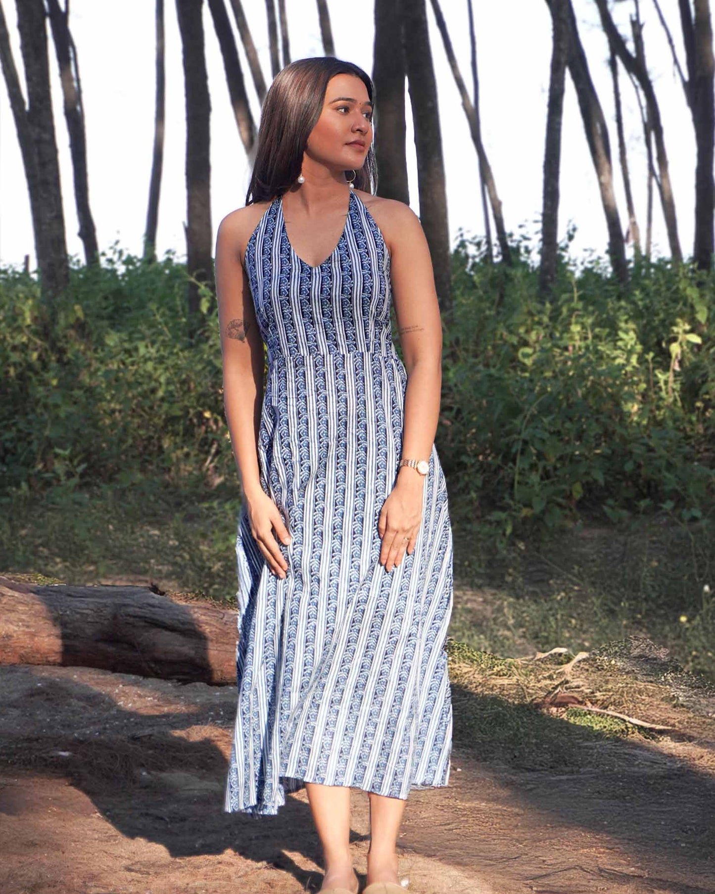 Neelaya Blue Maxi Dress