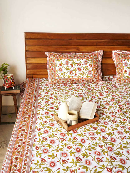 Nazakat – A King Size Double Bed Bedsheet