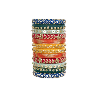 Kashyapri Multicolor Bangle Set