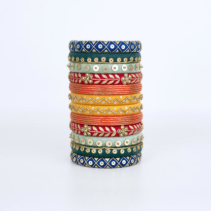 Kashyapri Multicolor Bangle Set