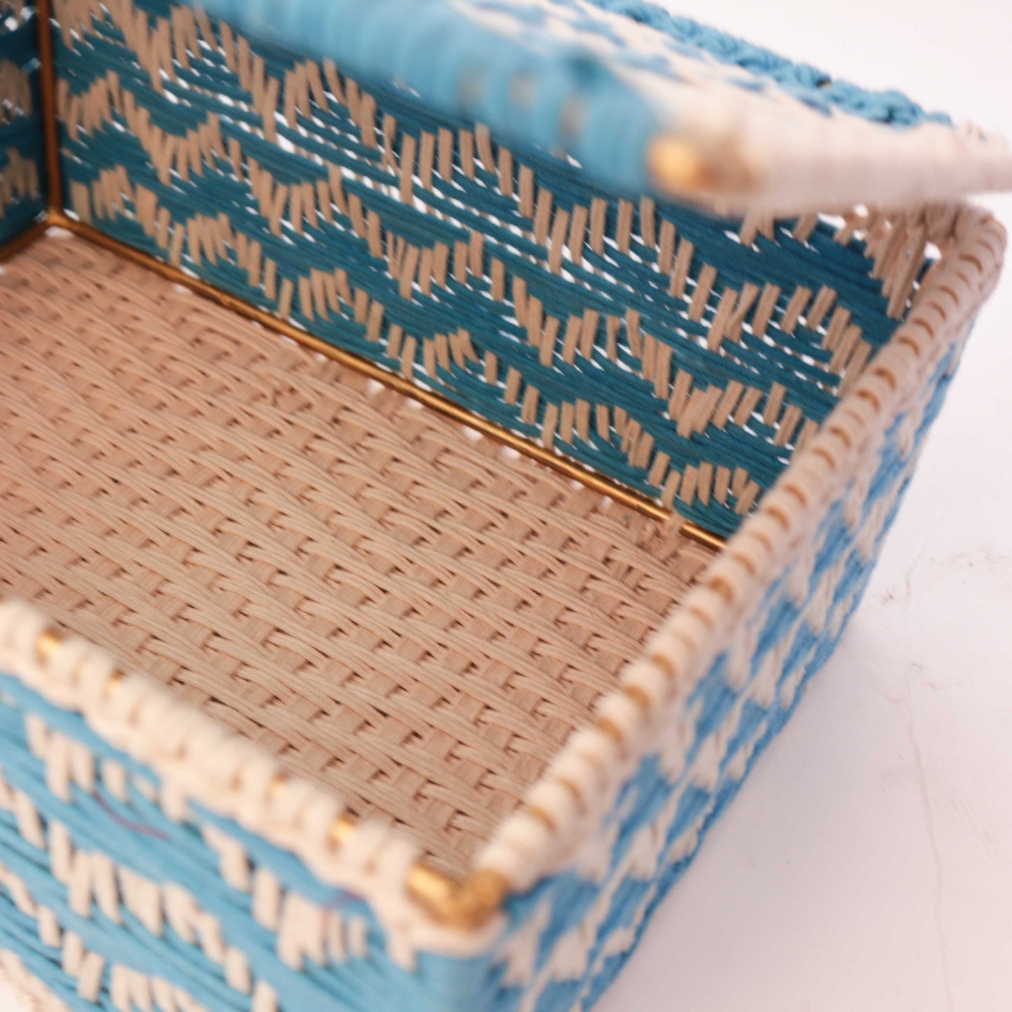 Storage Hand-Woven Basket